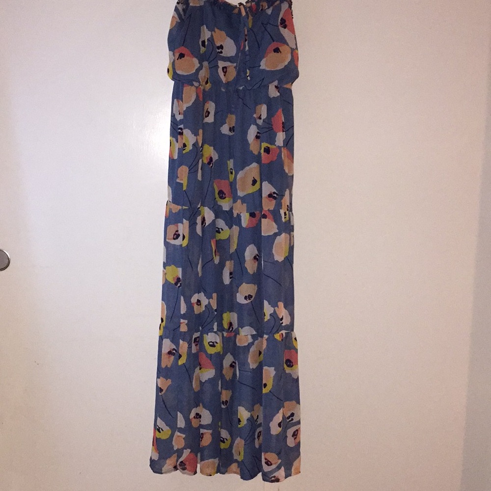 Teeze me women’s floral maxi dress medium